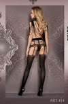 Ballerina 414 Tights Skin / Nero (Black)