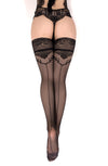 Ballerina 557 Black Hold Ups