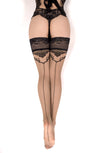 Ballerina 557 Black/Skin Hold Ups