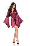 Beauty Night BN6663 Samira Peignoir Burgundy