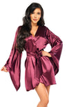 Beauty Night BN6663 Samira Peignoir Burgundy