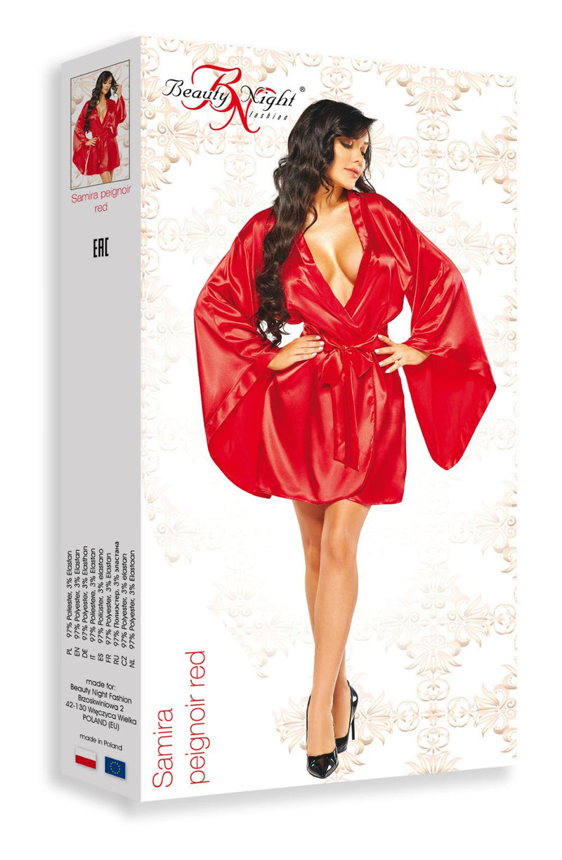 Beauty Night BN6664 Samira Peignoir Red