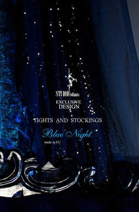 Ballerina 448 Black/Skin Hold Ups Blue Night Collection