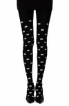 Zohara "Super Hero" Black Print Tights