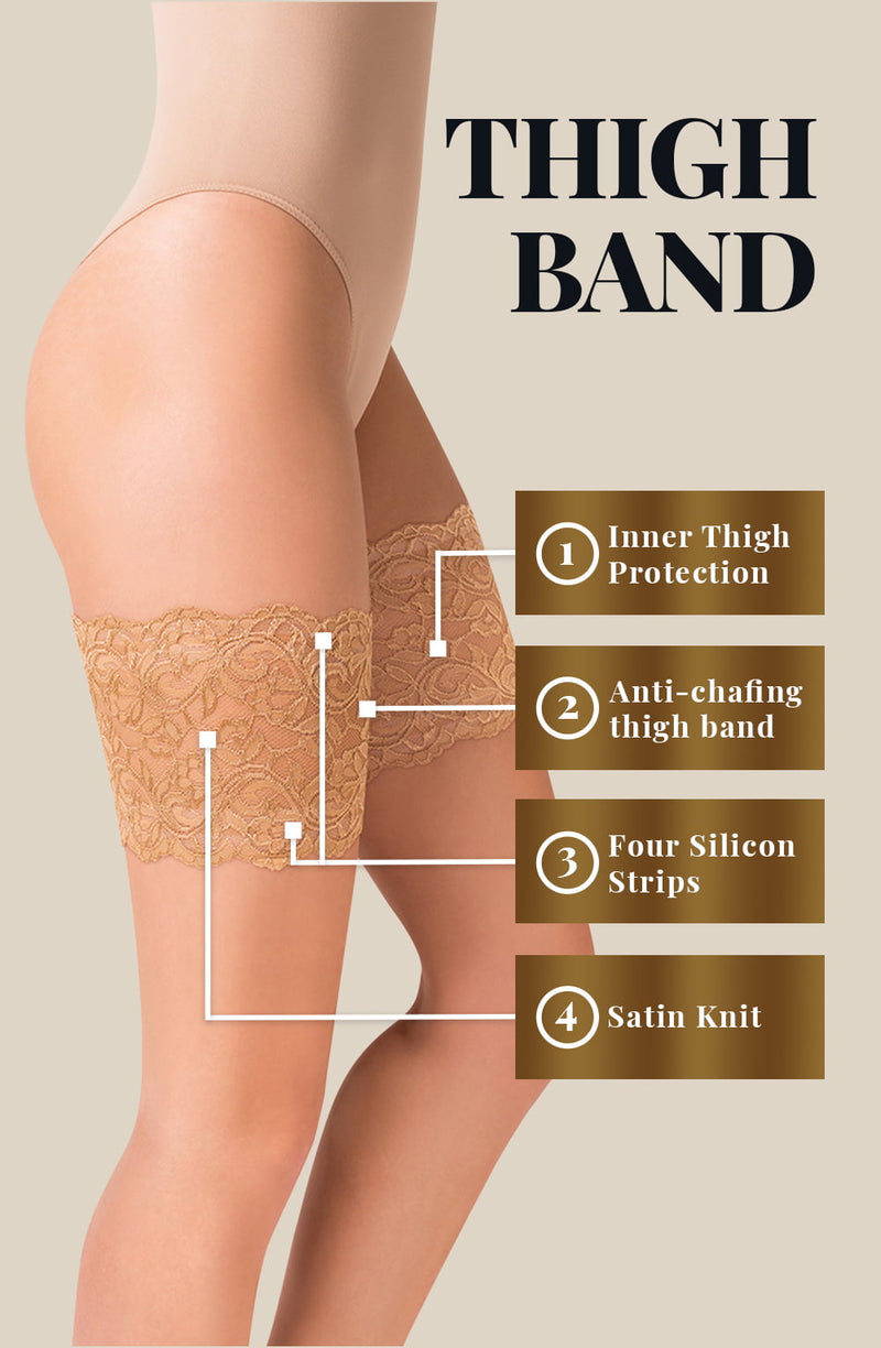 Gabriella Lace Thigh Band 509 Beige