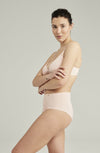 The Second Skin Stretch High Waist Brief Blush Pink