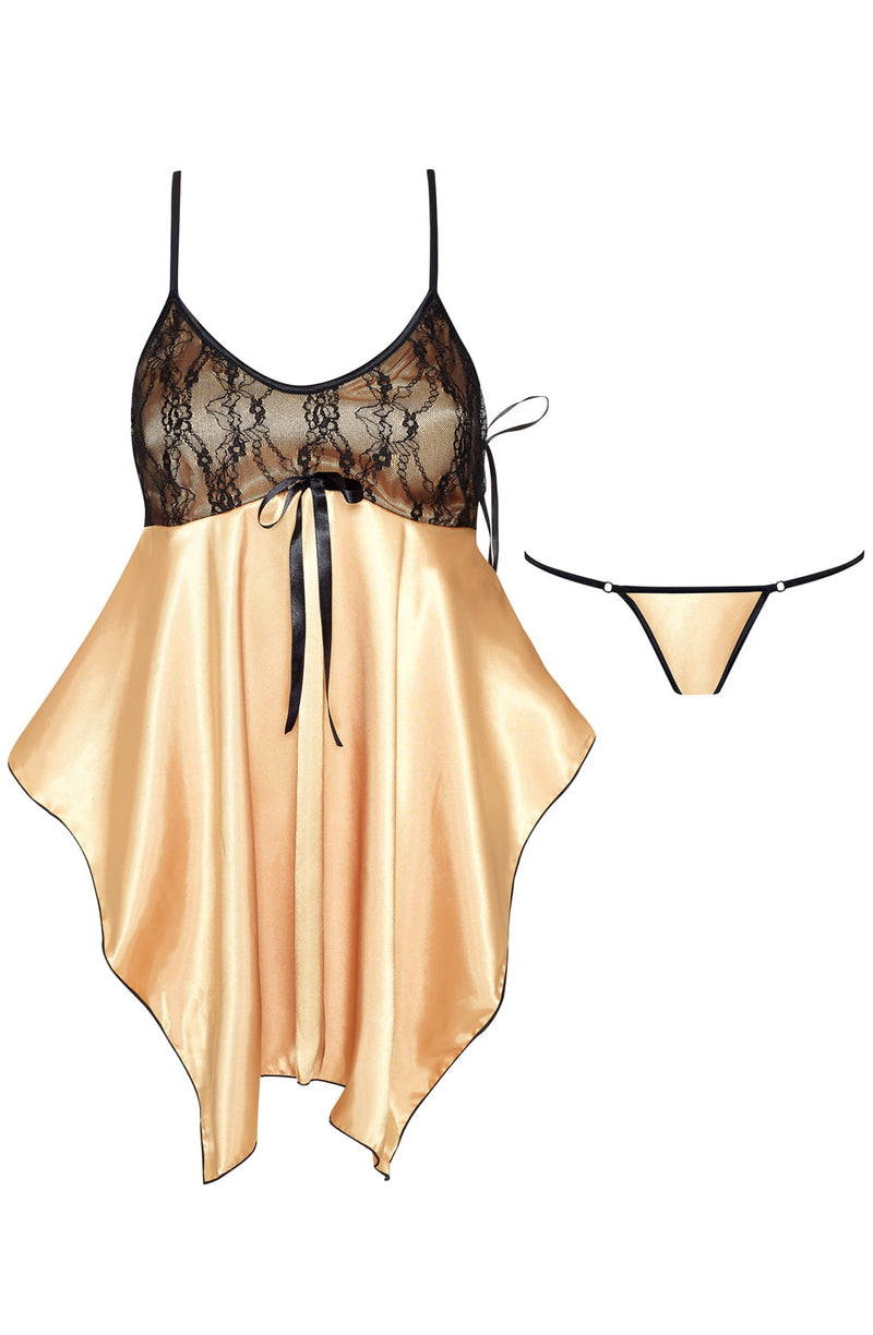 Beauty Night BN6644 Julieta Chemise Gold