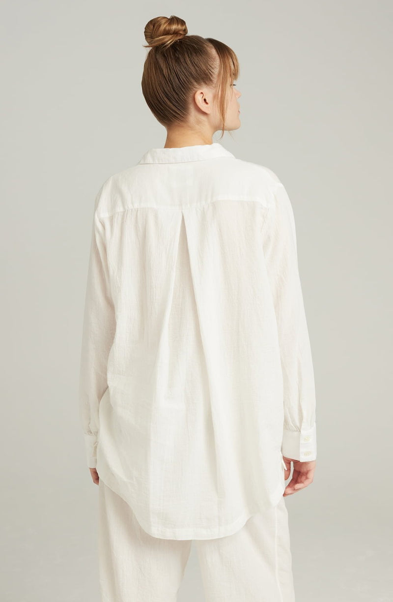 The Midi Shirt Organic Cotton White