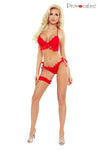 PR1446 Petit Desir 2 Piece Set Red