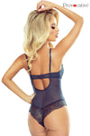 Provocative PR1594 Lace Seduction Bodysuit Sapphire