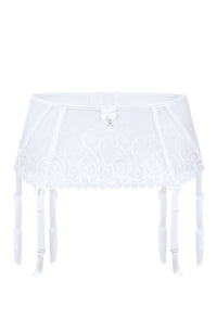 Roza Anuk Suspender Belt White