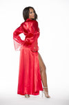 Shirley of Hollywood 20559 Long Robe Red