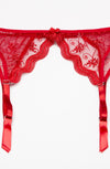 Shirley of Hollywood 622 Garter Belt Red