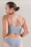 The TENCEL™ Seamless Bralette Storm Grey