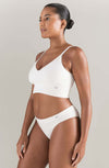 The TENCEL™ Seamless Bralette White Sand