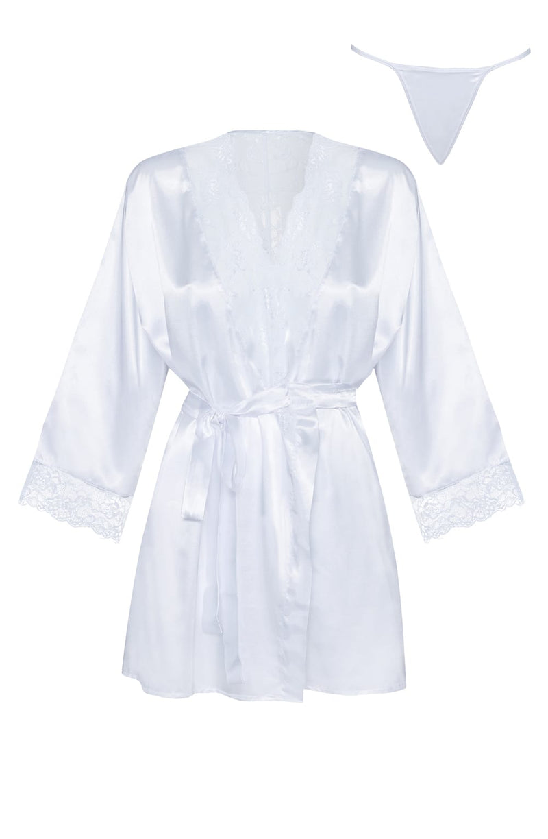 Beauty Night BN6672 Sherie Peignoir White