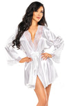 Beauty Night BN6672 Sherie Peignoir White