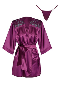 Beauty Night BN6673 Peignoir Burgundy