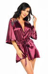 Beauty Night BN6673 Peignoir Burgundy