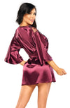 Beauty Night BN6673 Peignoir Burgundy