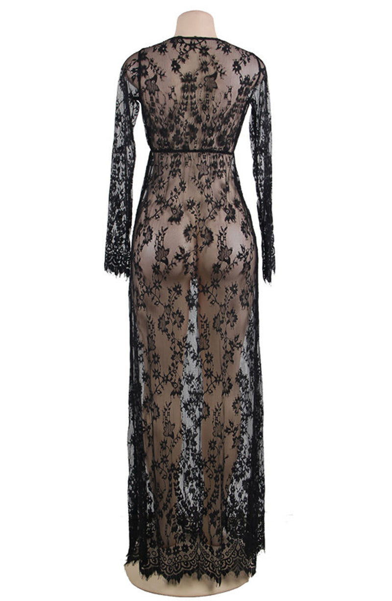 YesX YX826 Long Gown & Thong