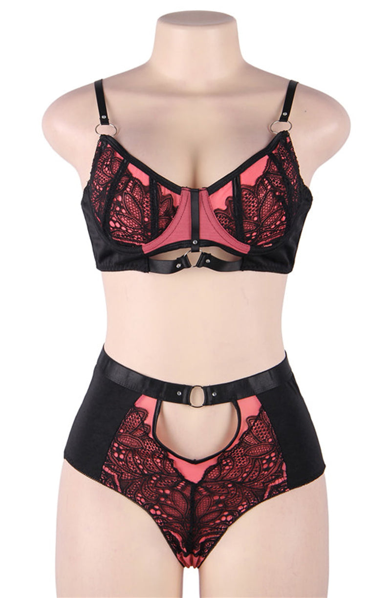 YesX YX831Q Bra Set Pink