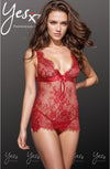 YesX YX855 Chemise Hot Red