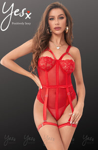 YesX YX858 Red Bodysuit