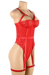 YesX YX858Q Red Bodysuit