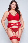 YesX YX870Q Bondage Garter Bra Set Up To 2XL