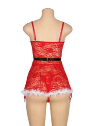 YesX YX875 Christmas Sexy Floral Babydoll