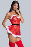 YesX YX875 Christmas Sexy Floral Babydoll