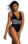 YesX YX980 One Piece Swimsuit Black