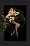 Ballerina 287 Hold Up Nero - Elegant Black Thigh High Stockings