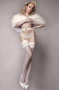 Ballerina 588 Ivory Hold Ups