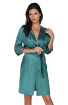 Irall Emerald Dressing Gown Green