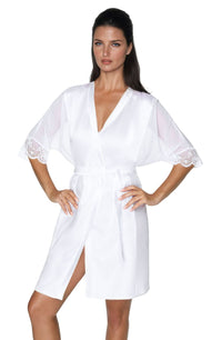 Irall Sharon Dressing Gown White