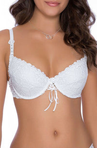 Roza Damaris White Bra