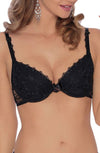 Roza Kalisi Push Up Bra Black