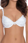 Roza Kalisi Push Up Bra White