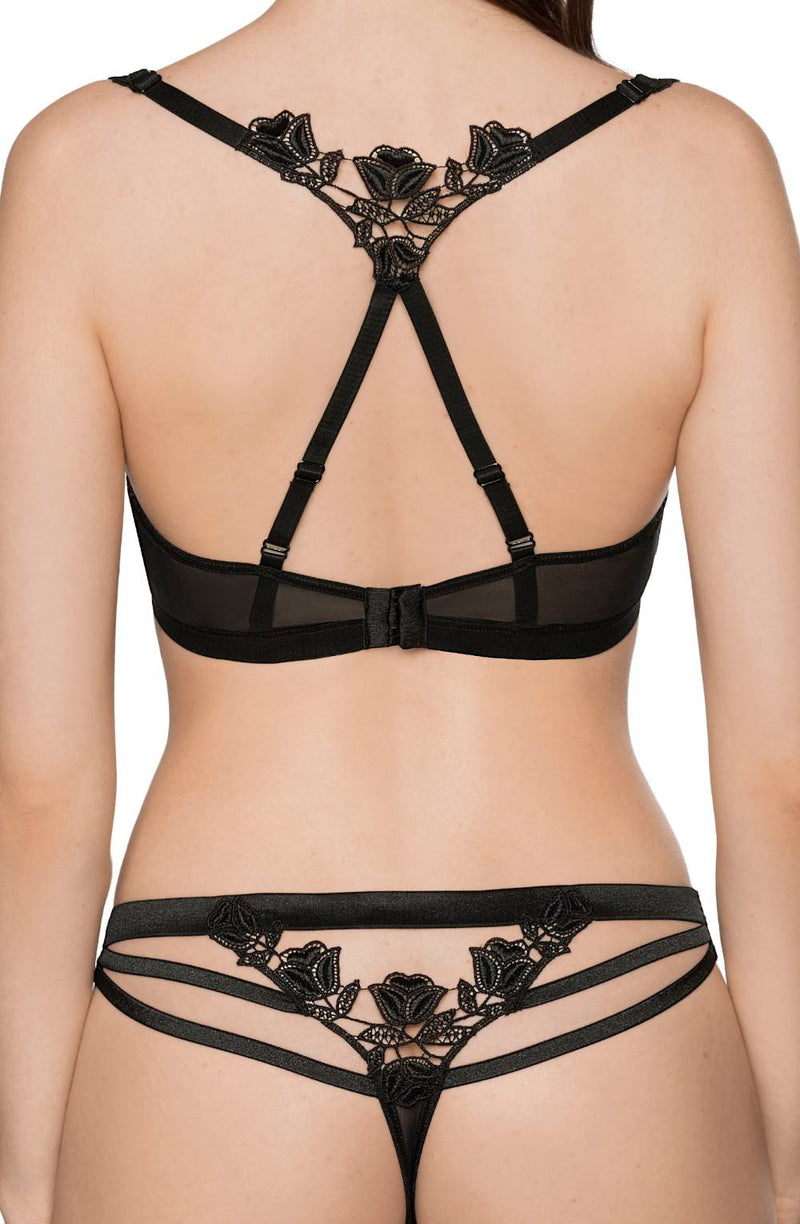 Roza Lisbet Black Soft Cup BRA