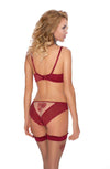 Roza Mehendi Soft Cup Bra Claret