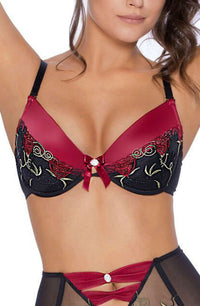 Roza Rufina Push Up Bra Black