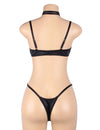 YesX YX871 Hollow Cut Halter Bra Set